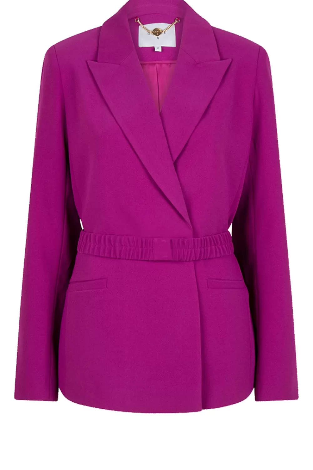 Jassen En Blazers<Dante 6 Crepe Blazer Met Riem Memoire | Paars