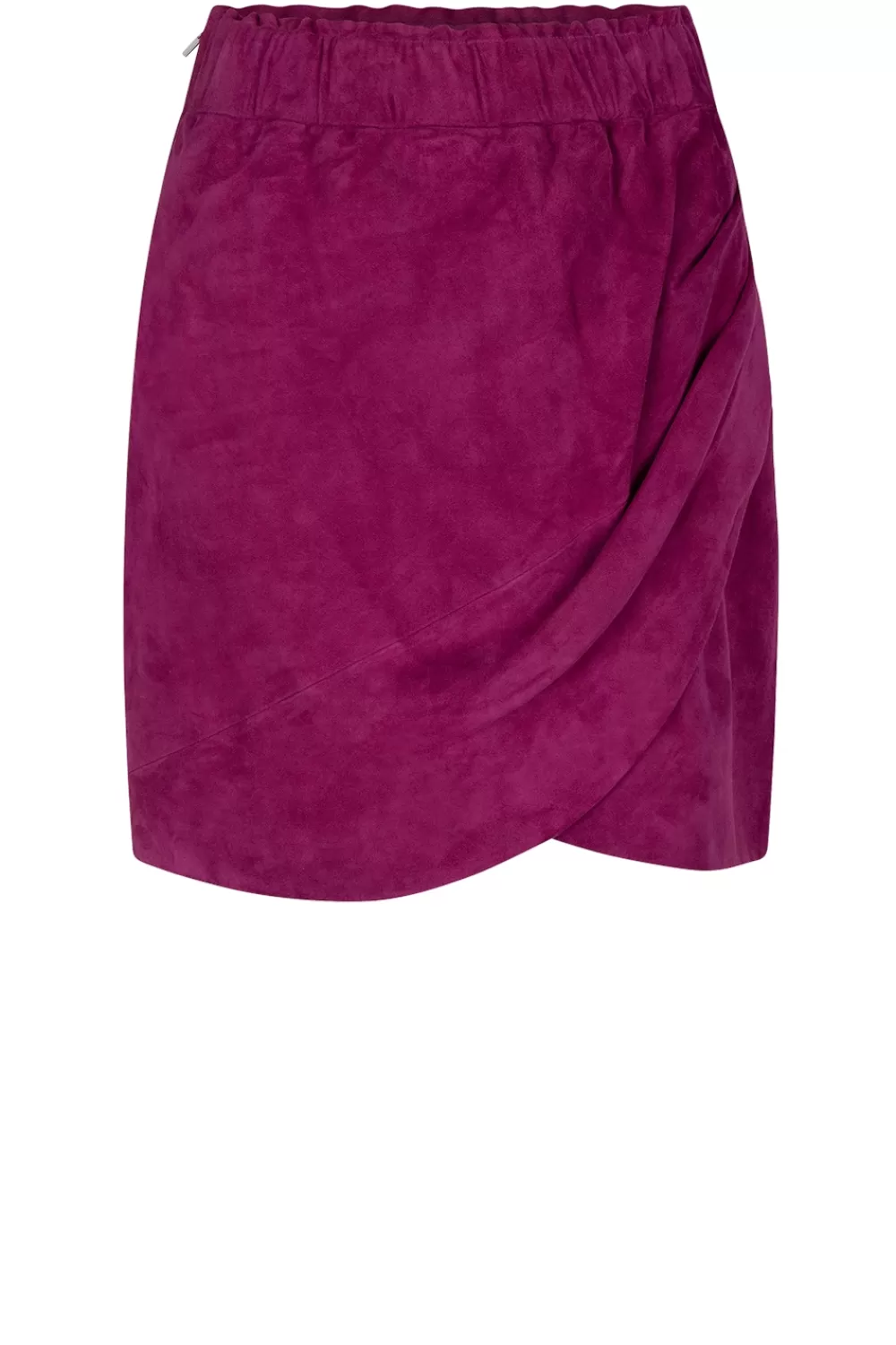 Jurkjes & Rokken<Dante 6 Suede Rok Jaz | Paars